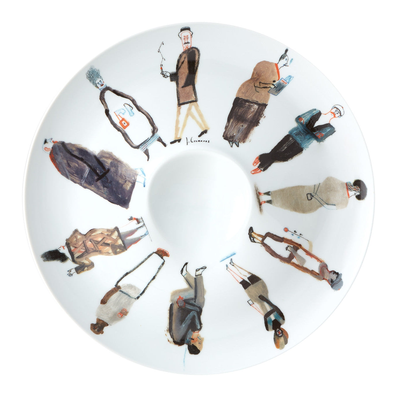Vista Alegre 2I Round Plate By Jesus Cisneros