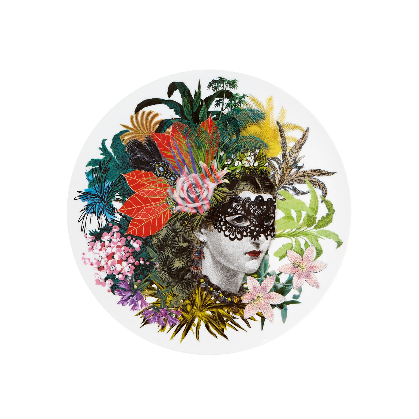 Vista Alegre Christian Lacroix - Love Who You Want Charger Mamzelle Scarlet By Christian Lacroix