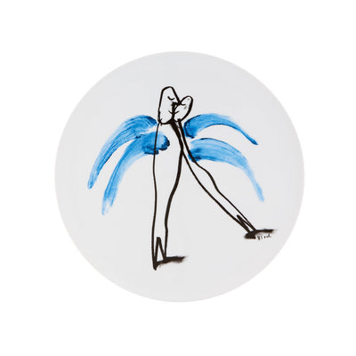 Vista Alegre 2I Round Plate By Serge Bloch