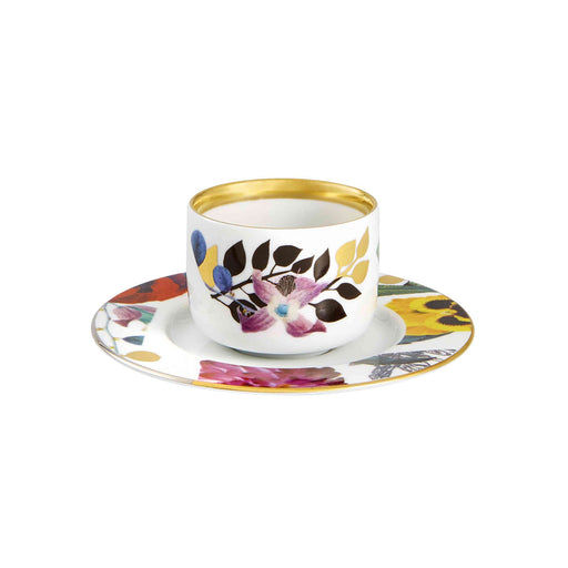 Vista Alegre Christian Lacroix - Primavera Coffee Cups & Saucers By Christian Lacroix - Set of 2