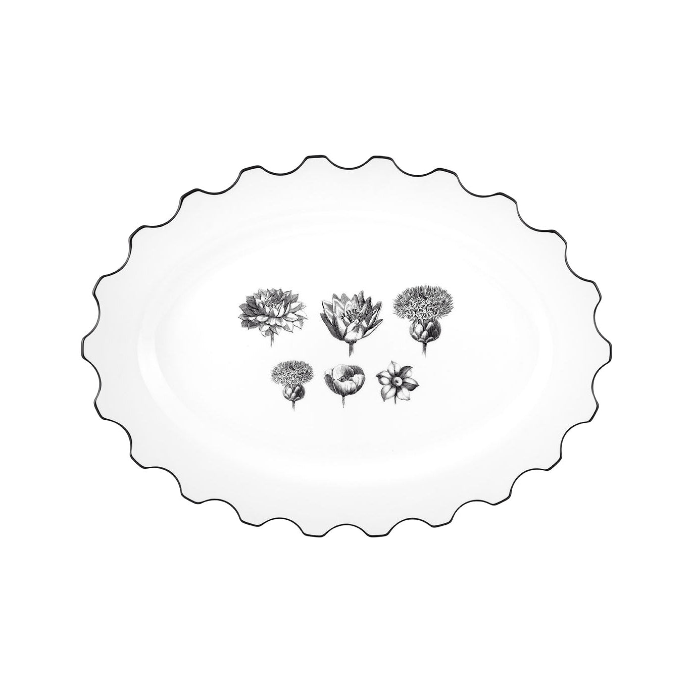 Vista Alegre Christian Lacroix - Herbariae Large Oval Platter By Christian Lacroix