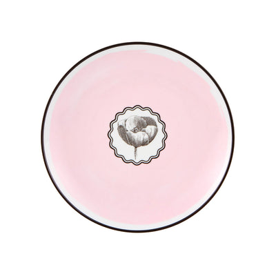 Vista Alegre Christian Lacroix - Herbariae Dessert Plate Pink By Christian Lacroix