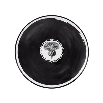 Vista Alegre Christian Lacroix - Herbariae Dessert Plate Black By Christian Lacroix