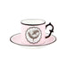 Vista Alegre Christian Lacroix - Herbariae Tea Cup And Saucer Pink By Christian Lacroix