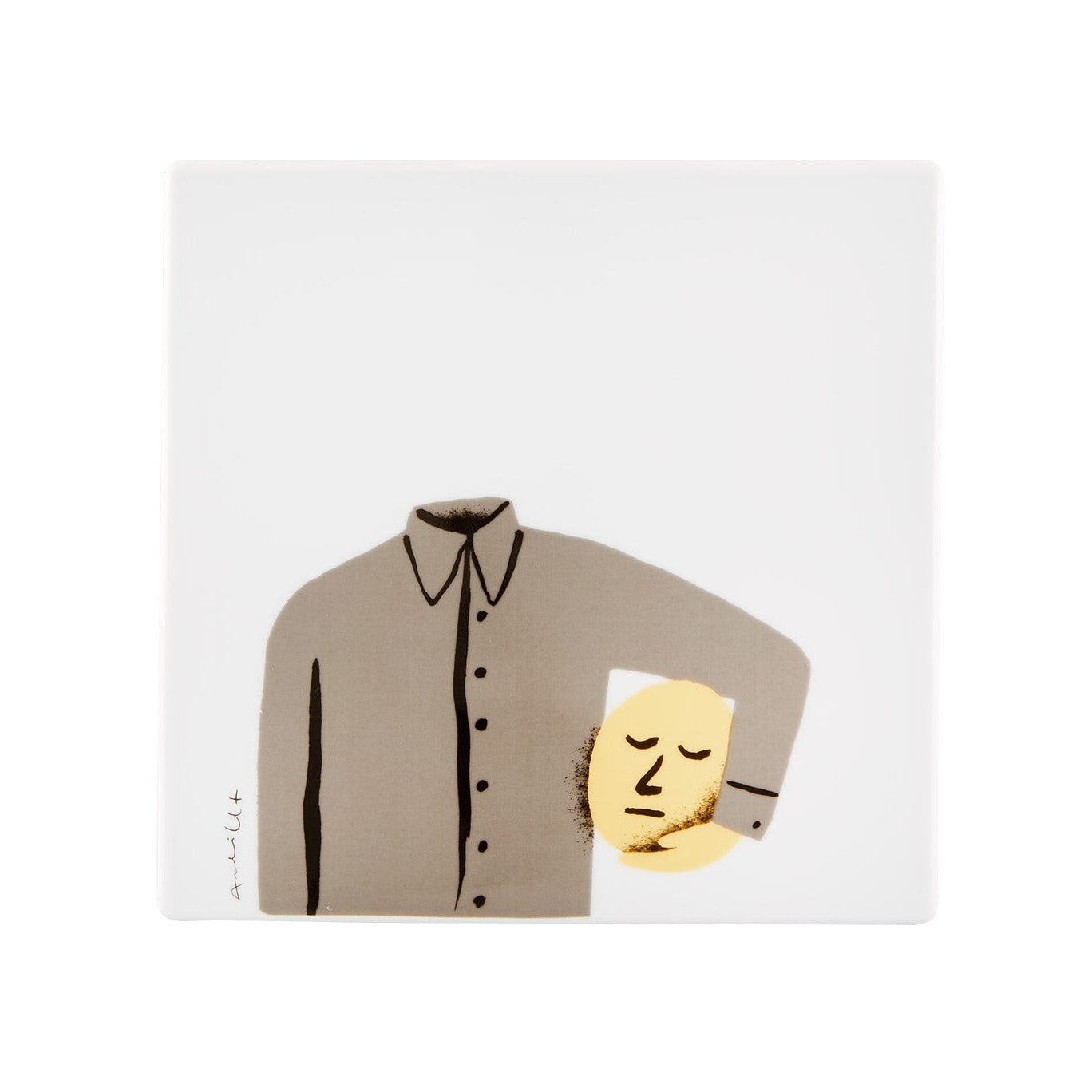 Vista Alegre 2I Square Plate By Andre Letria