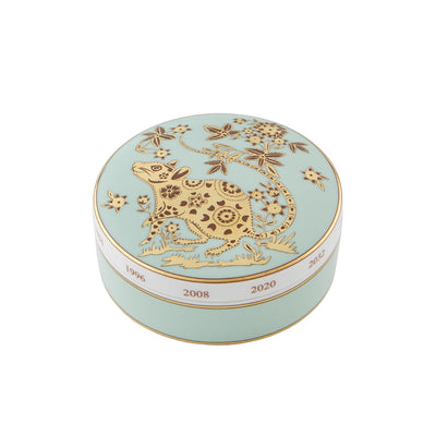 Vista Alegre Golden Large Round Box Rat