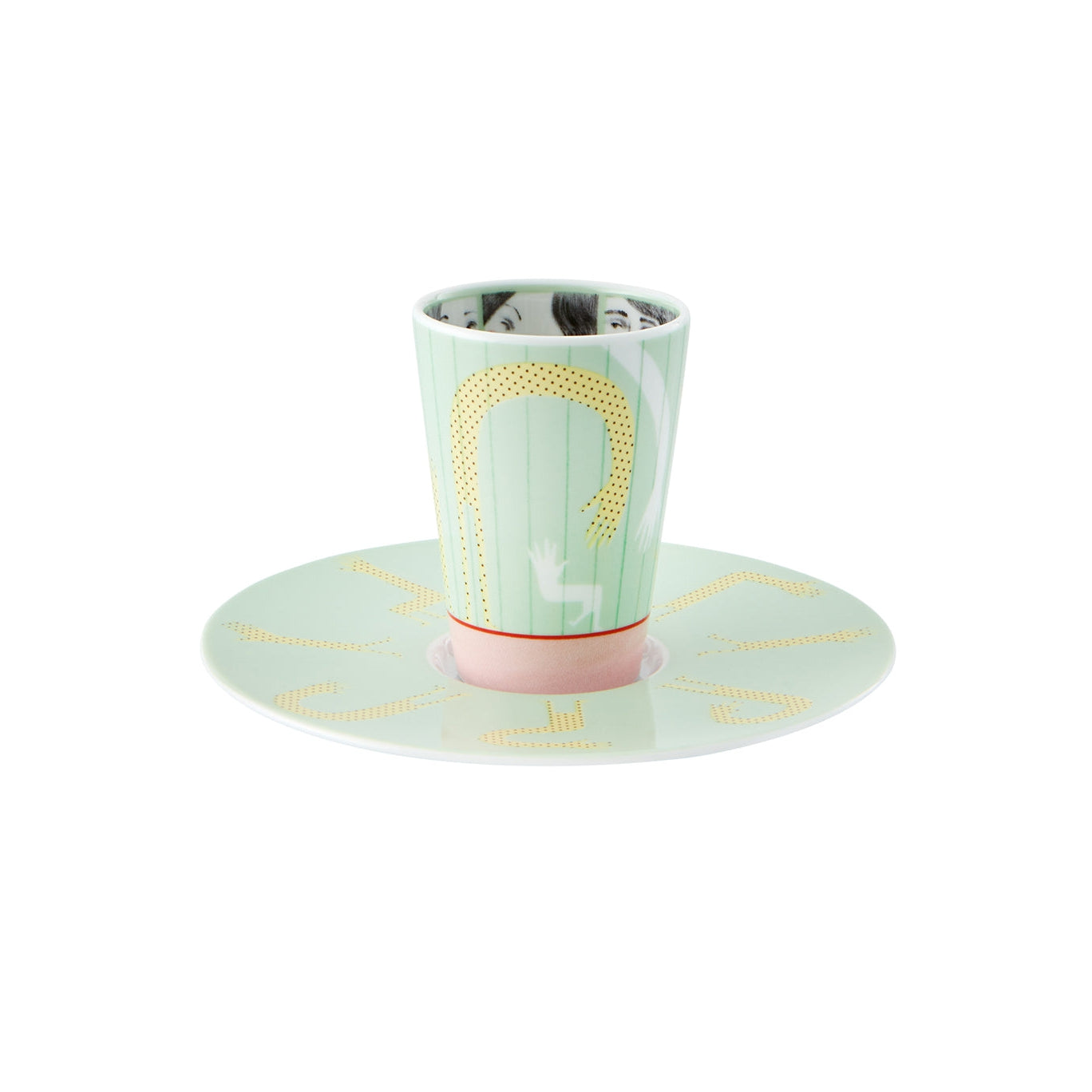 Vista Alegre Escape Goat Espresso cup and saucer III