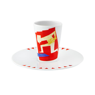 Vista Alegre Escape Goat Espresso cup and saucer IX
