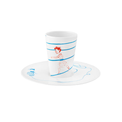 Vista Alegre Escape Goat Espresso cup and saucer V