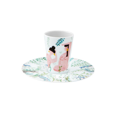 Vista Alegre Escape Goat Espresso cup and saucer VI