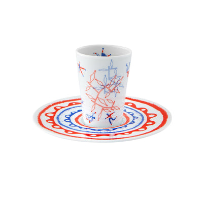Vista Alegre Escape Goat Espresso cup and saucer XLV