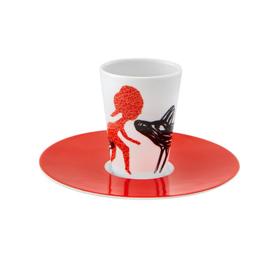 Vista Alegre Escape Goat Espresso cup and saucer XVIII