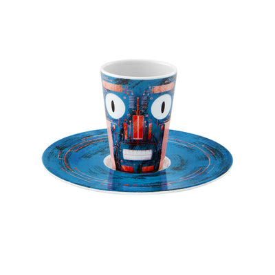 Vista Alegre Escape Goat Espresso cup and saucer XXXIV