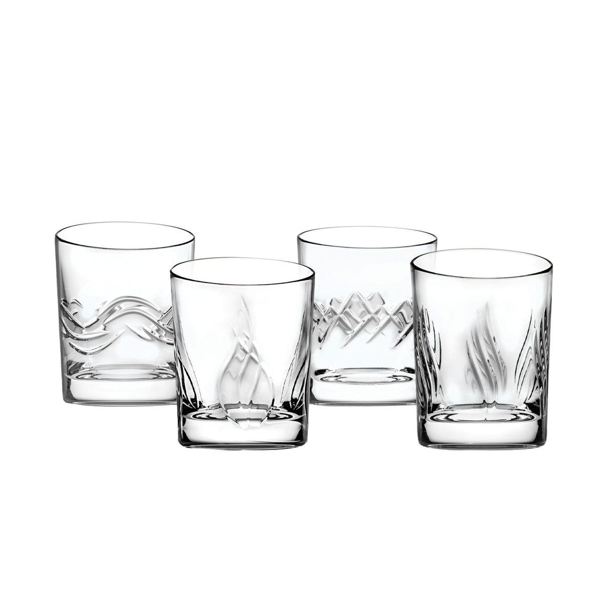 Vista Alegre 4 Elements Old Fashion Set Of 4 Grayson Living Vista alegre 4 elements old fashion set of 4 grayson living