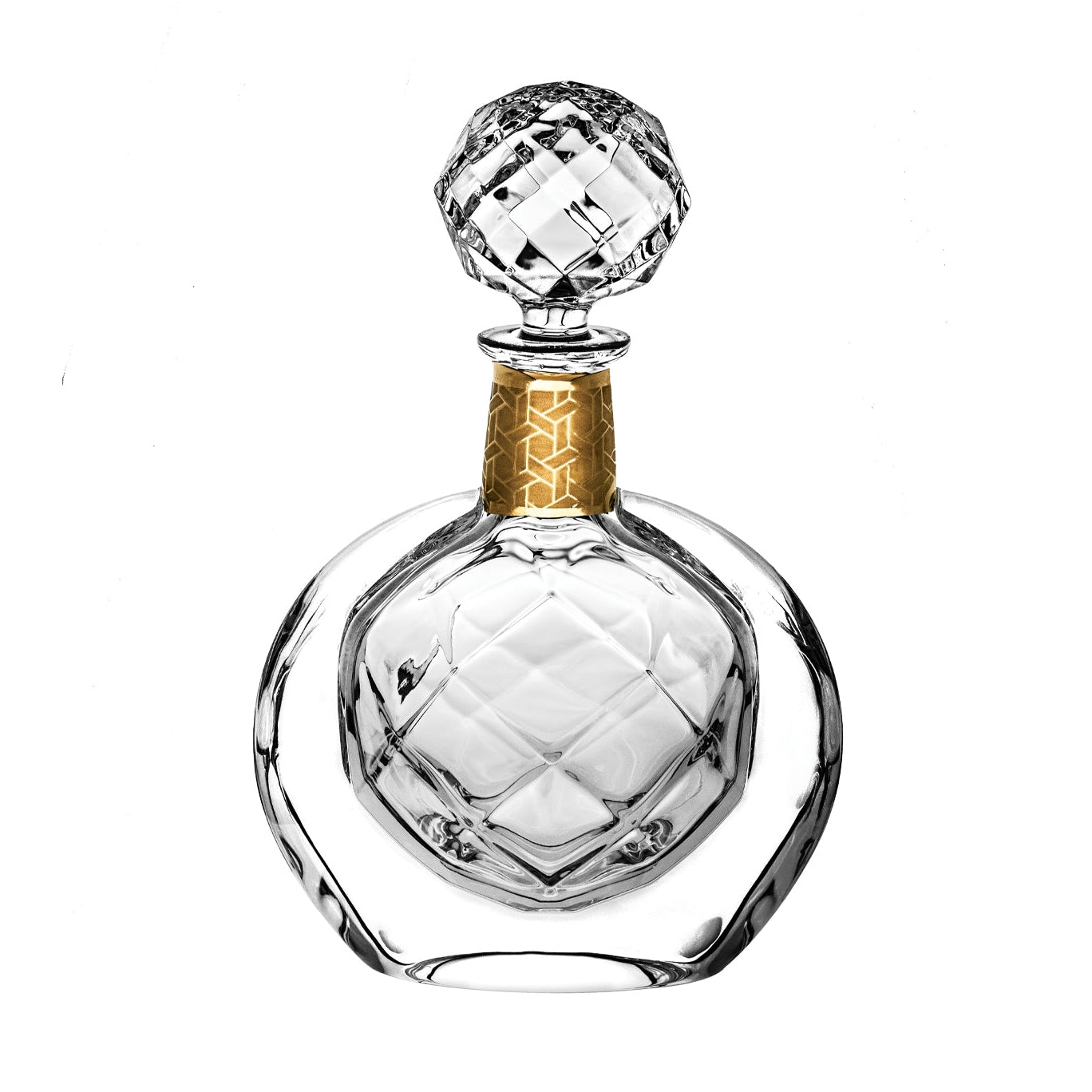 Vista Alegre Dux Bottle with Gold