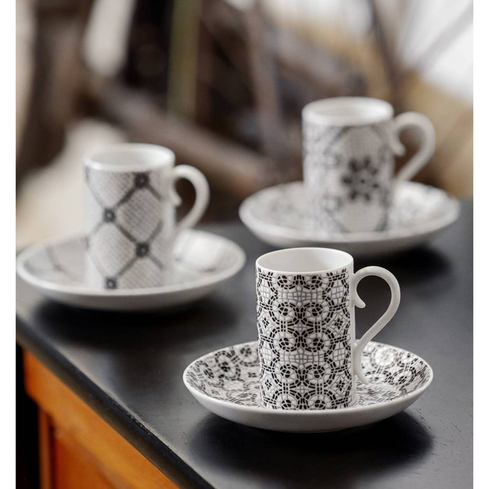 Plate Wall Display Rack for Coffee Cup & Saucer, Holder for 4 Plates & Mugs  Sets