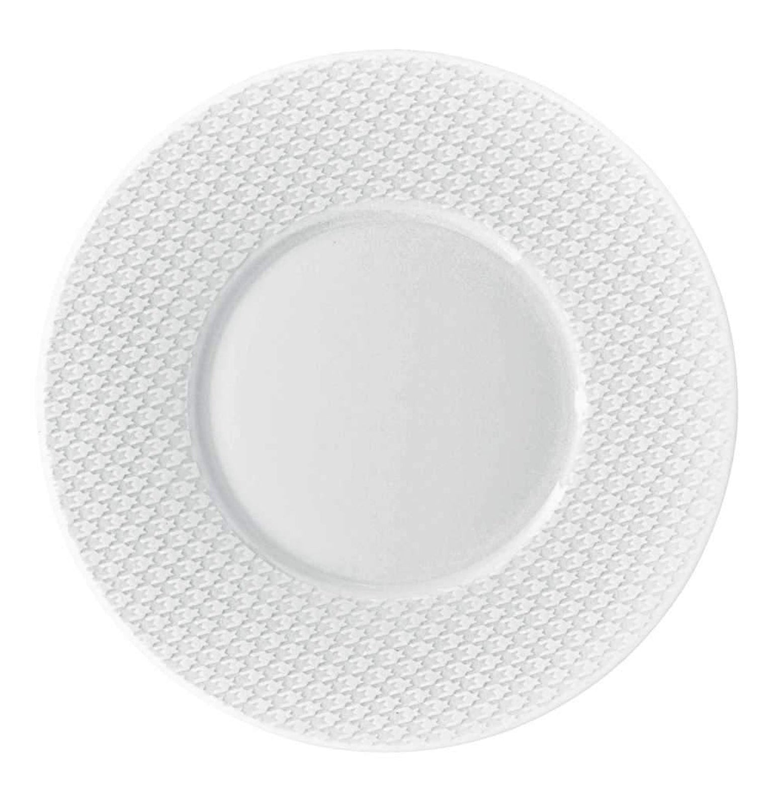 Raynaud Checks Round Buffet Plate Concentric Round Center