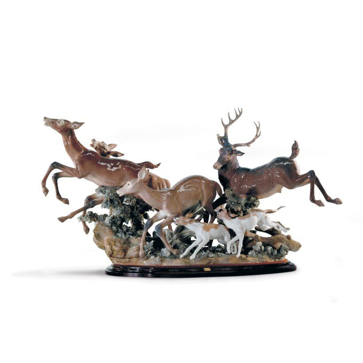 Lladro Pursued Deer Sculpture - Limited Edition