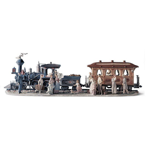 Lladro A Grand Adventure Train Sculpture - Limited Edition