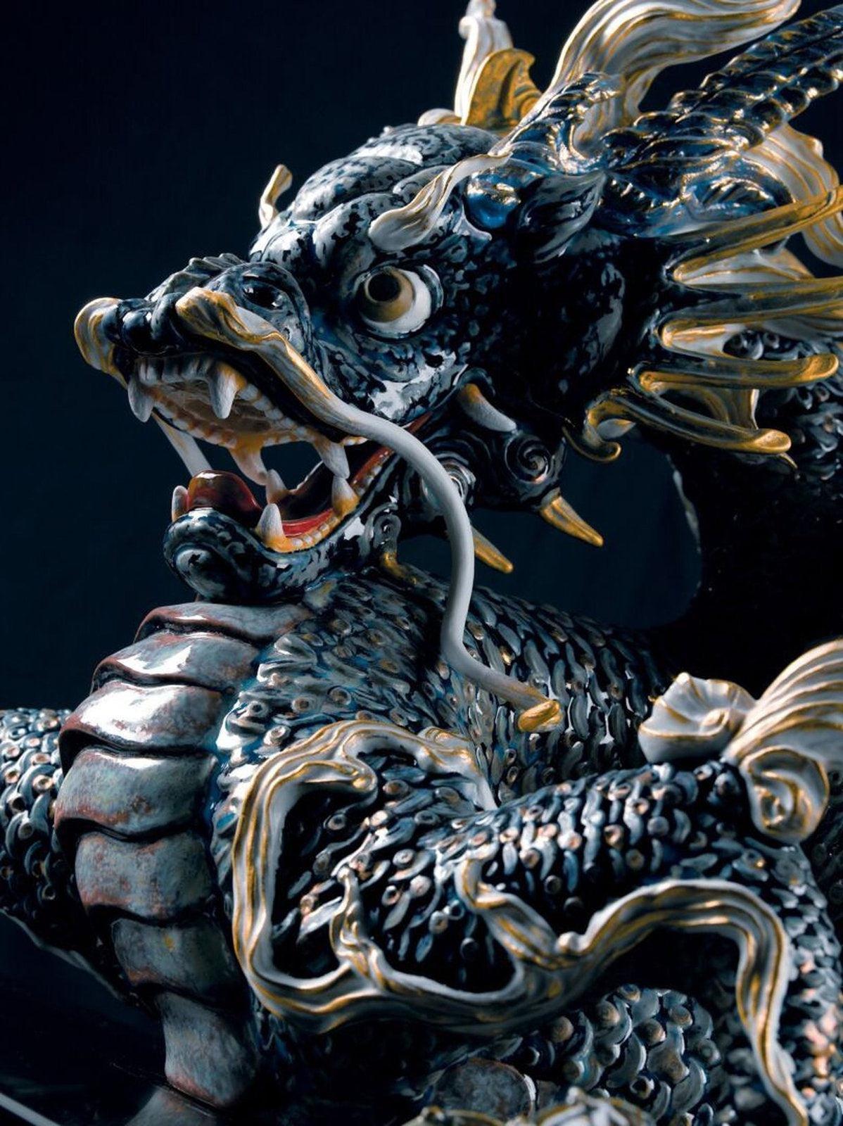 Lladro Great Dragon Sculpture Limited Edition
