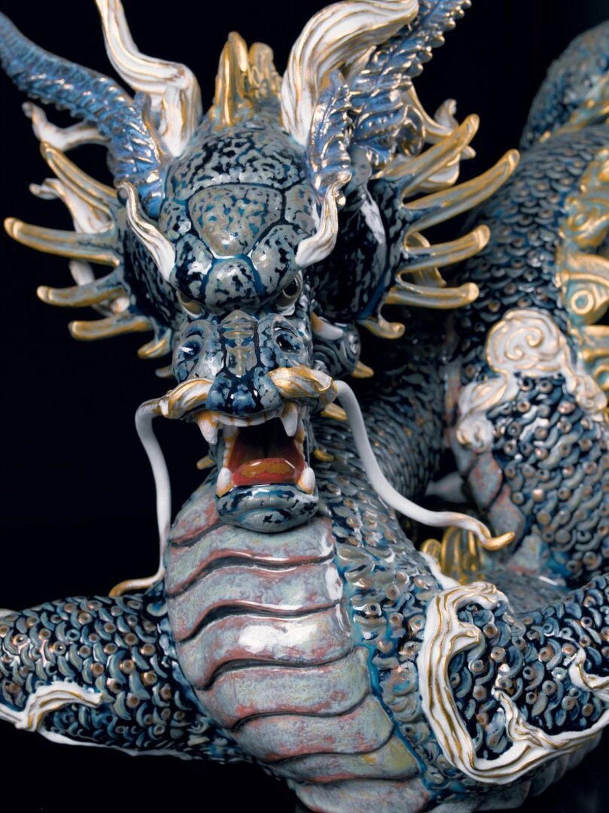 Lladro Great Dragon Sculpture Limited Edition