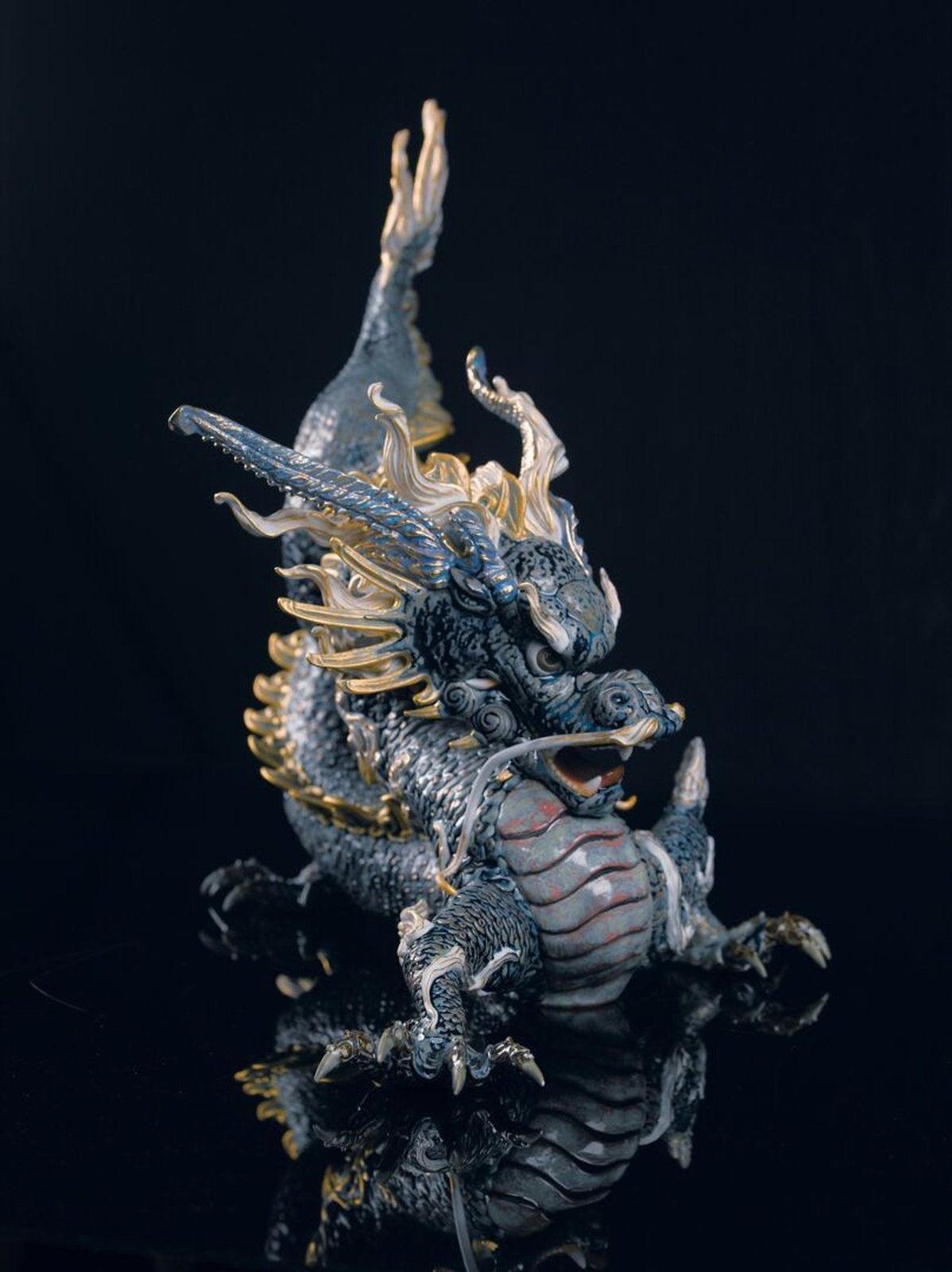 Lladro Great Dragon Sculpture Limited Edition