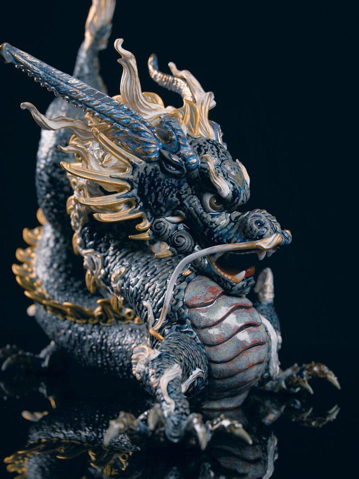 Lladro Great Dragon Sculpture Limited Edition