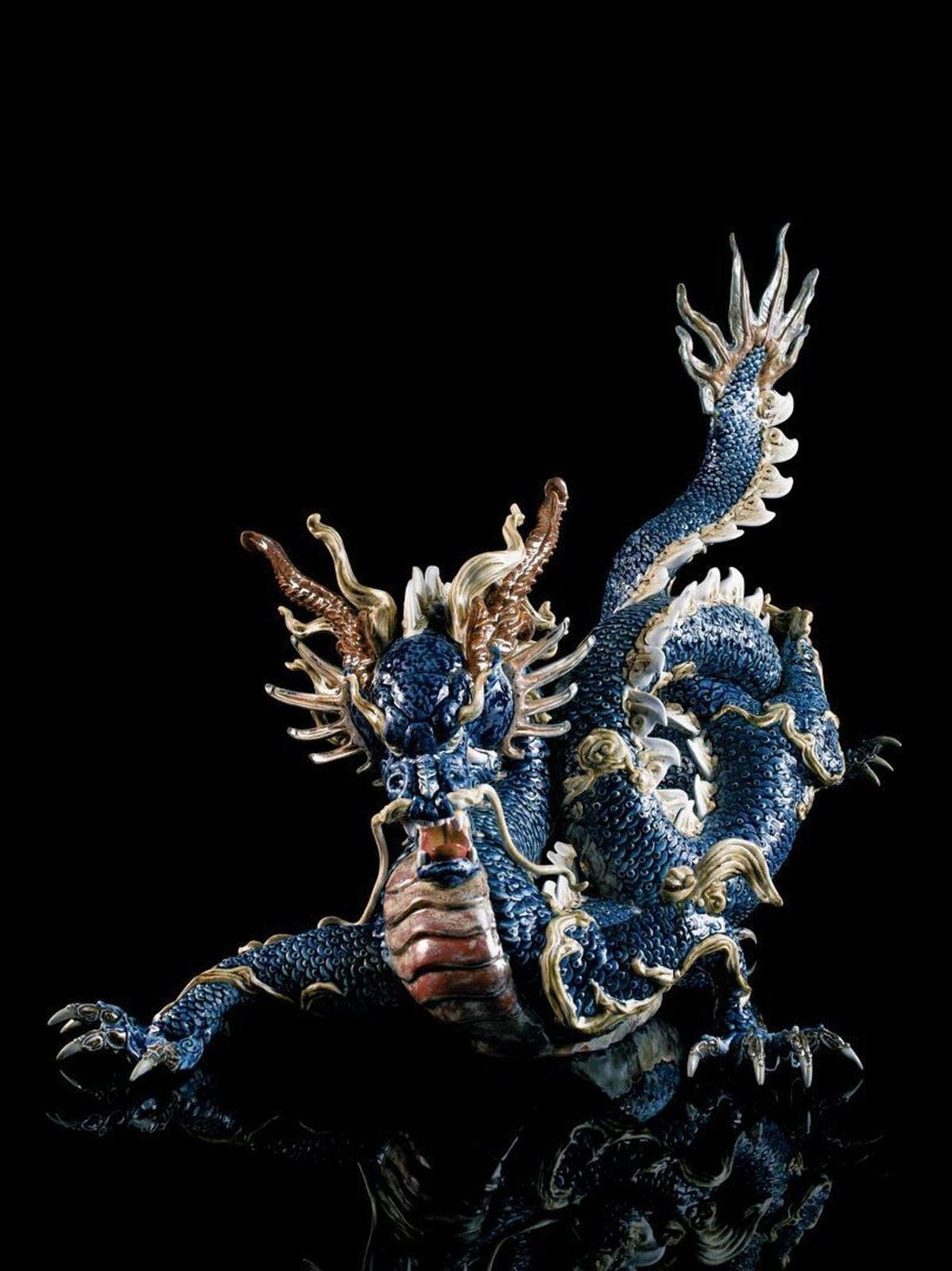 Lladro Great Dragon Sculpture Limited Edition