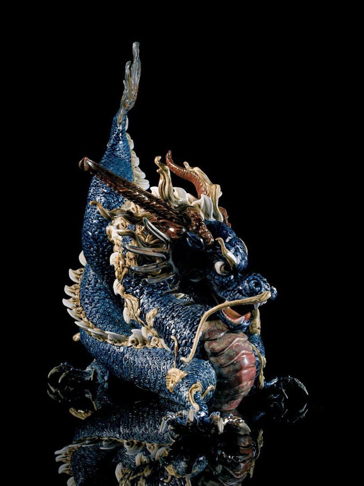 Lladro Great Dragon Sculpture Limited Edition