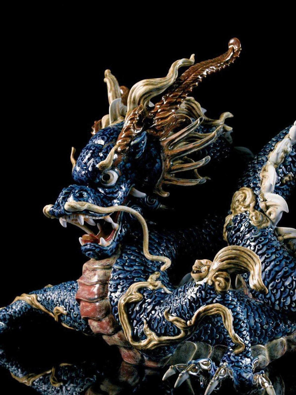 Lladro Great Dragon Sculpture Limited Edition