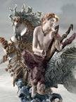 Lladro Arion on A Seahorse Sculpture - Limited Edition