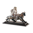 Lladro Bacchante on A Panther Woman Sculpture - Limited Edition