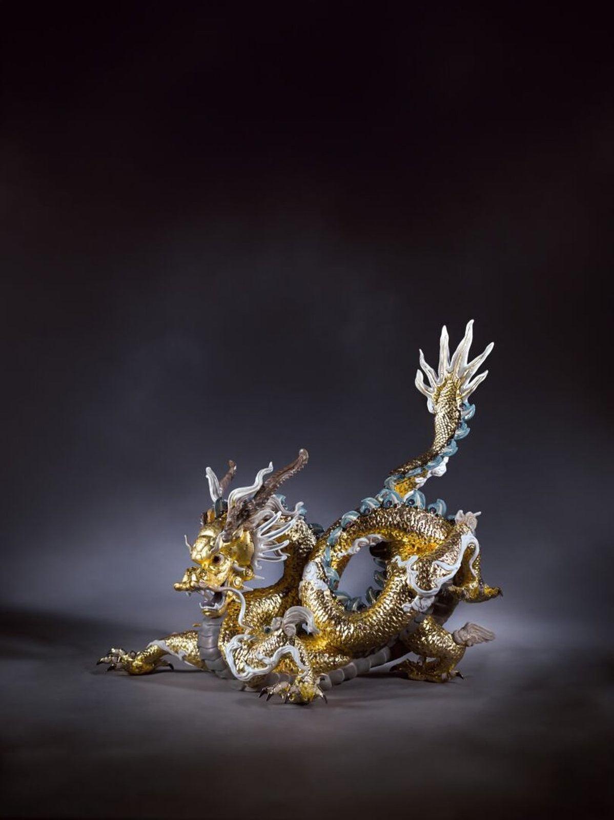 Lladro Great Dragon Sculpture Limited Edition