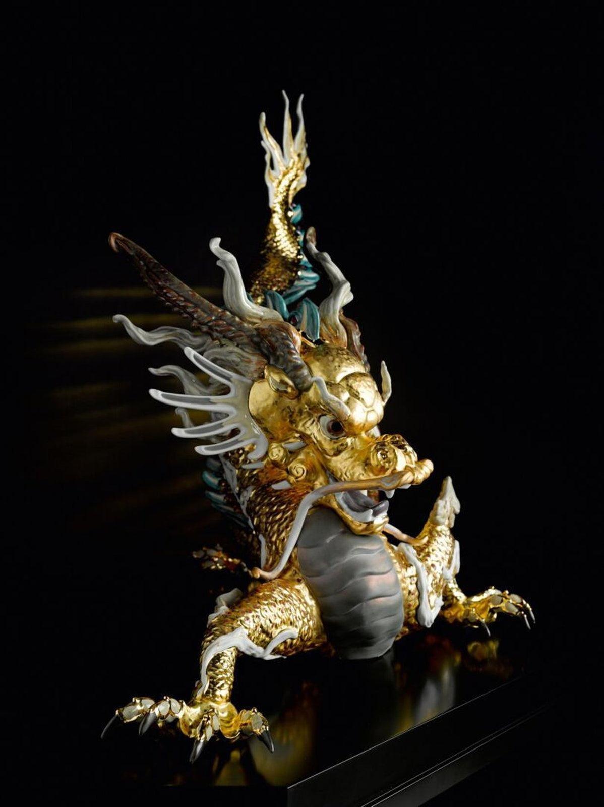 Lladro Great Dragon Sculpture Limited Edition