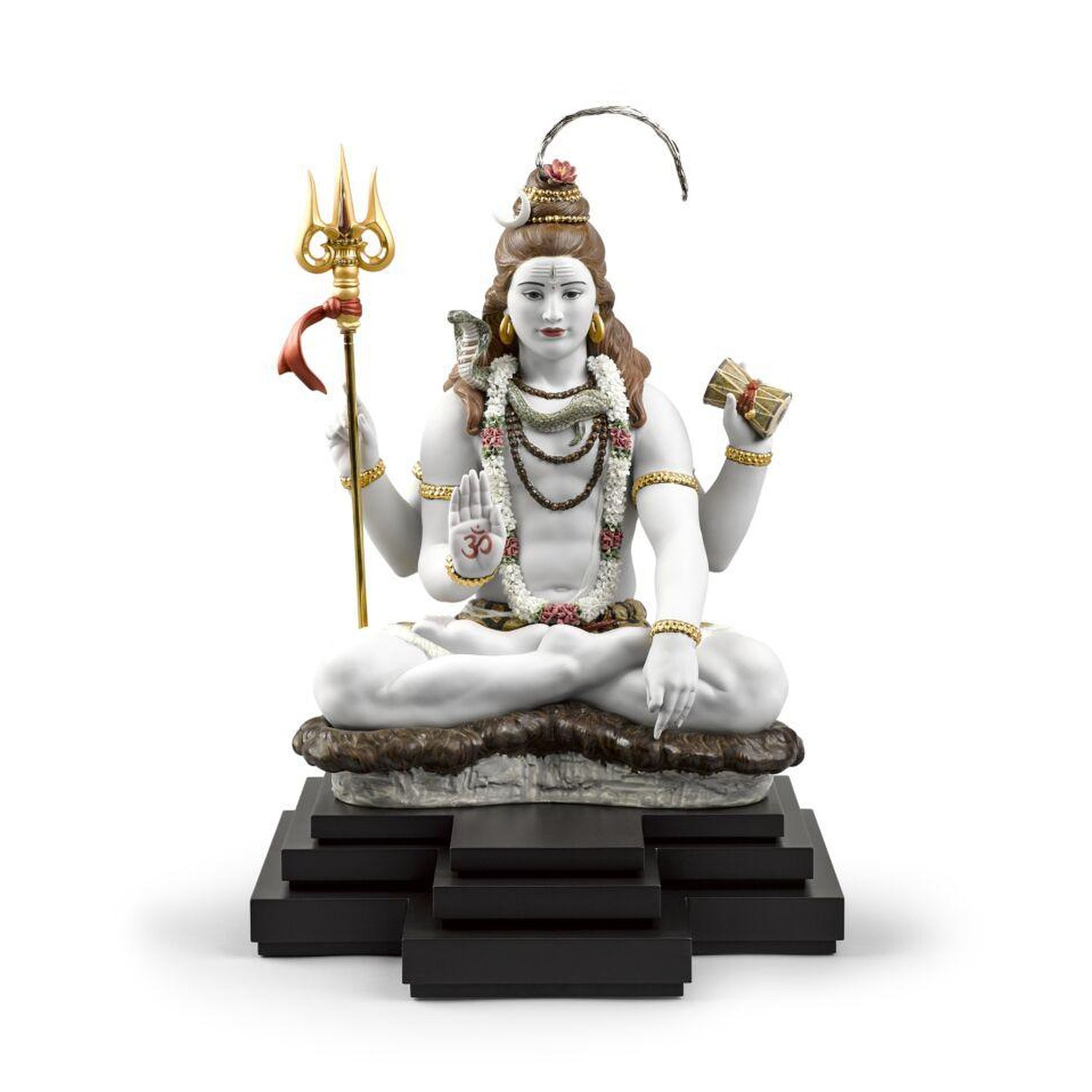 Brass Dancing Shiva Statue With Trident 24