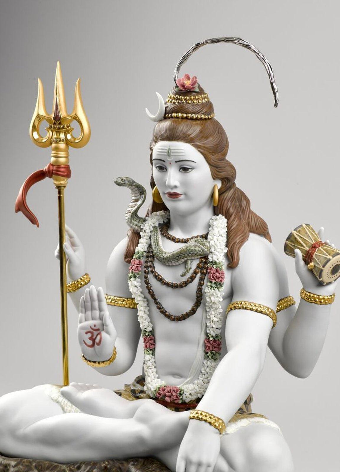 Lladro Lord Shiva Sculpture - Limited Edition