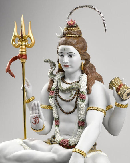 Lladro Lord Shiva Sculpture - Limited Edition
