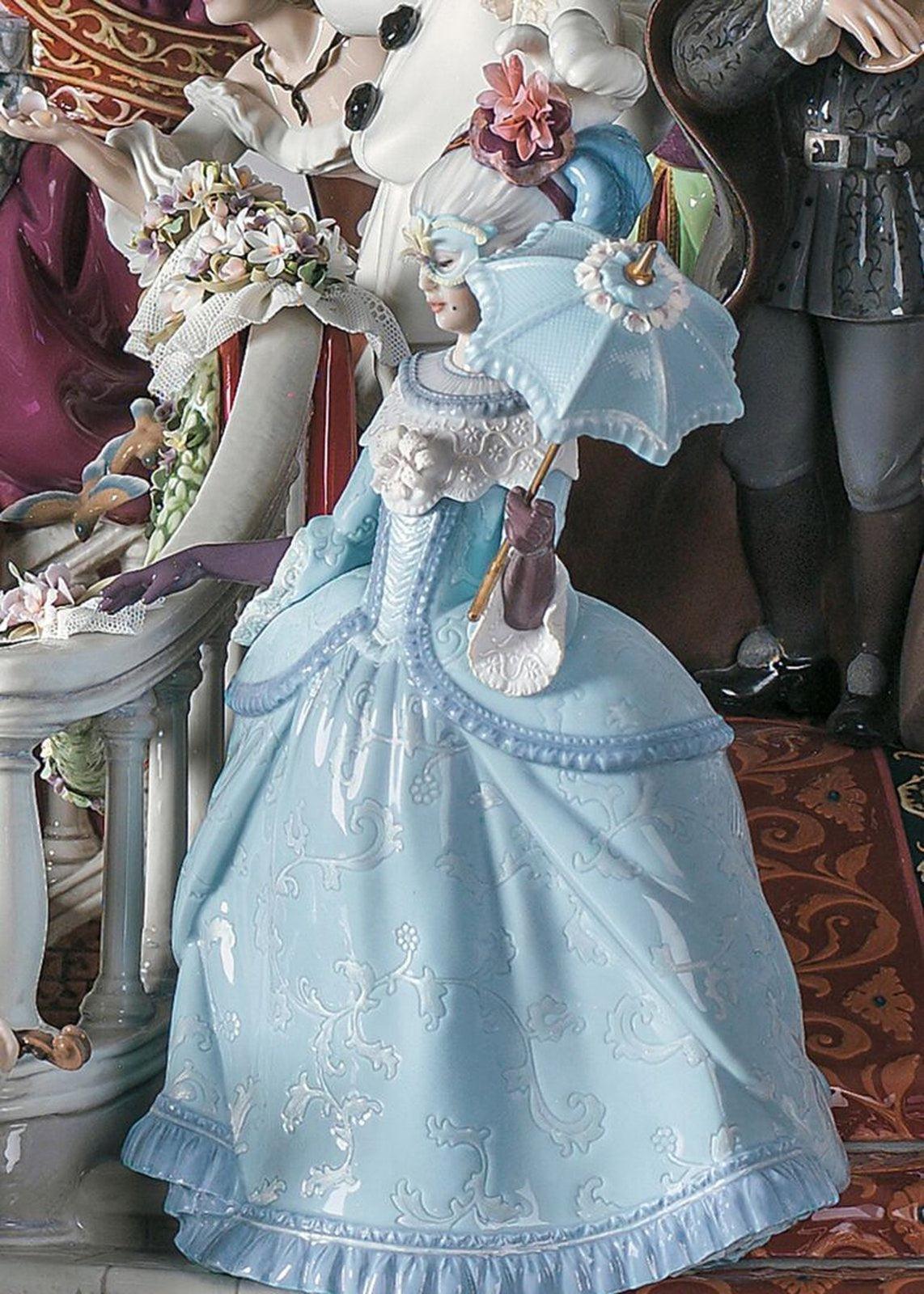 Lladro Carnival in Venice Sculpture - Limited Edition
