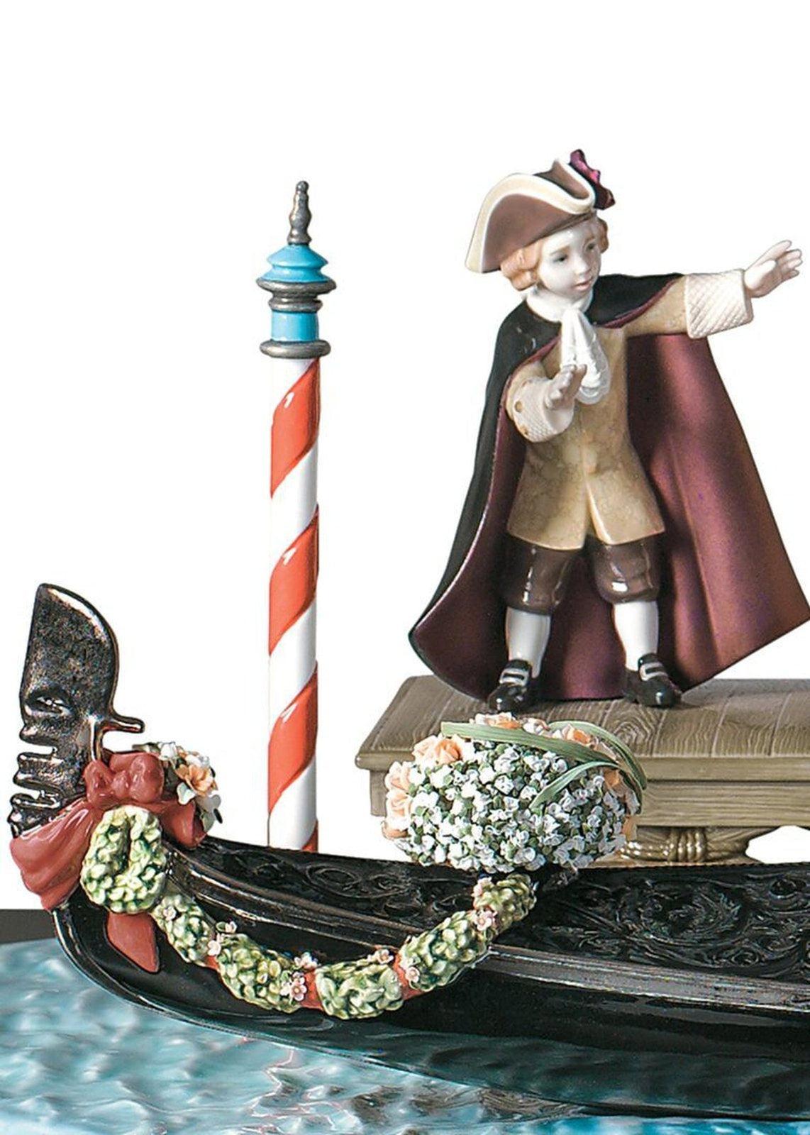 Lladro Carnival in Venice Sculpture - Limited Edition