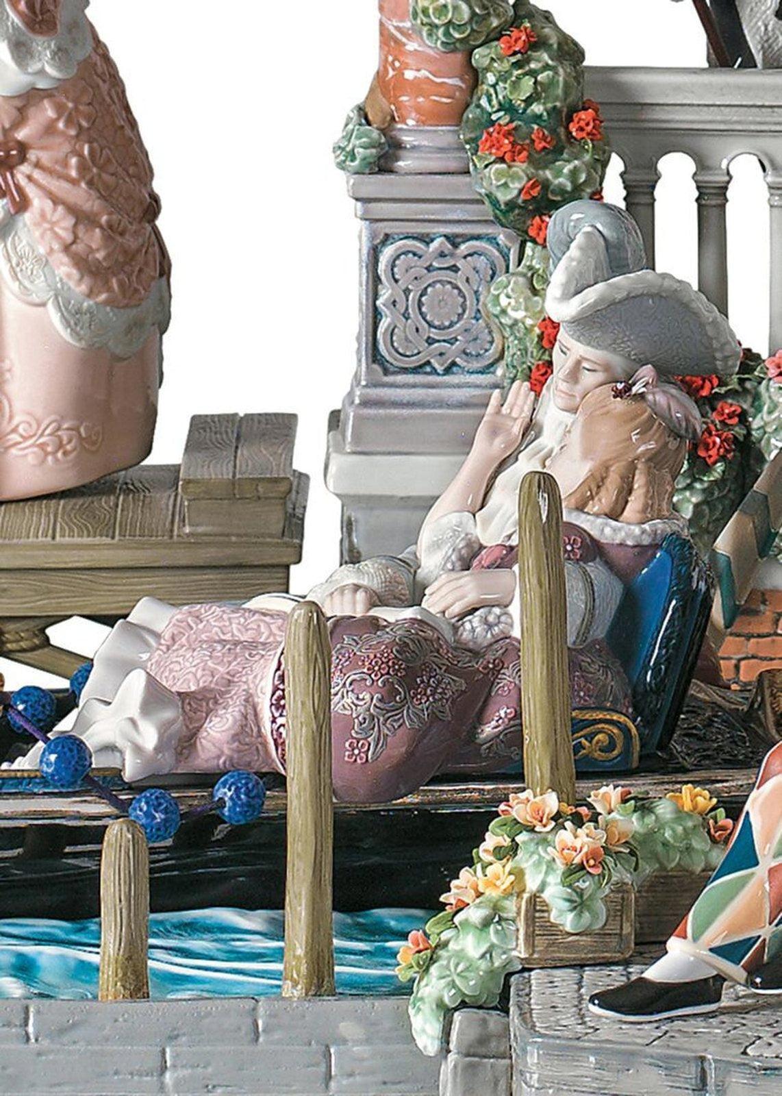 Lladro Carnival in Venice Sculpture - Limited Edition