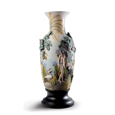 Lladro Paradise Vase Sculpture - Limited Edition