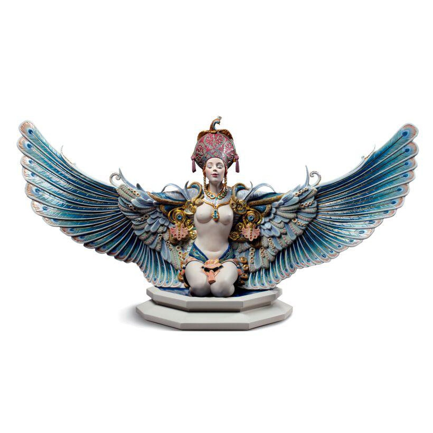 Lladro Winged Fantasy Woman Sculpture - Limited Edition