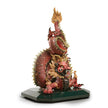 Lladro Protective Dragon Sculpture Golden Luster and Red - Limited Edition