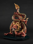 Lladro Protective Dragon Sculpture Golden Luster and Red - Limited Edition