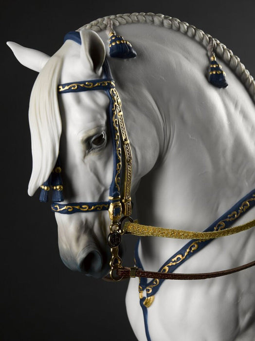 Lladro Spanish Pure Breed Sculpture Horse - Limited Edition