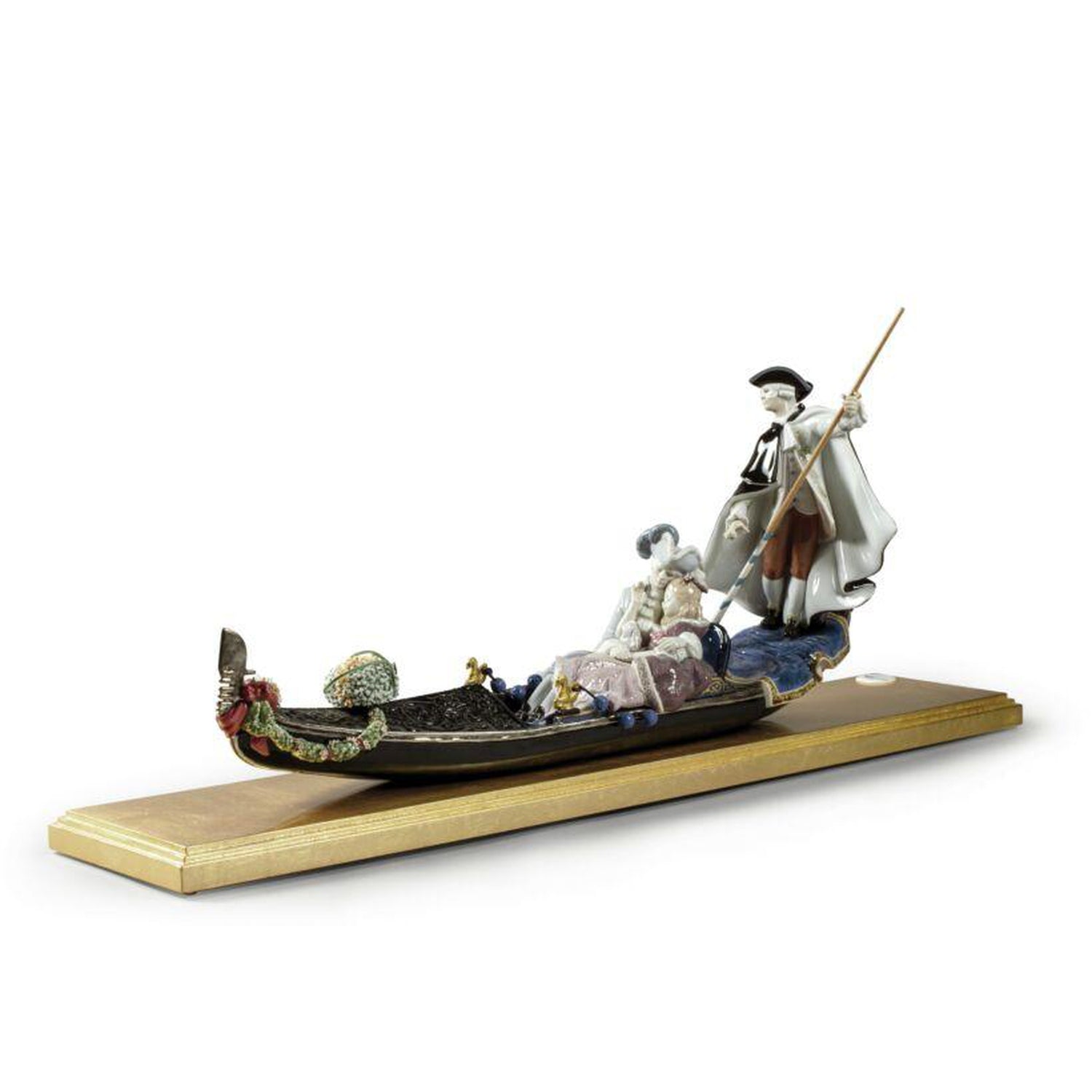 Lladro Gondola in Venice Sculpture - Limited Edition