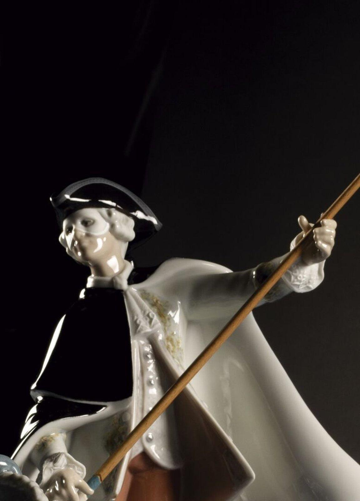 Lladro Gondola in Venice Sculpture - Limited Edition