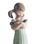 Lladro Don't Forget Me Girl Figurine