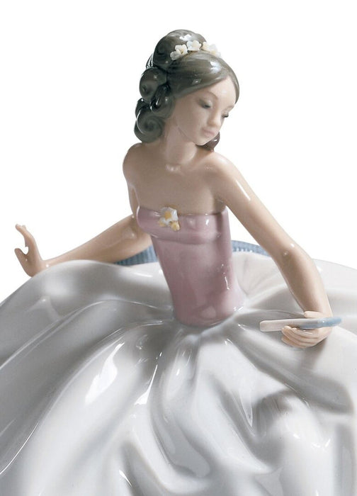 Lladro At The Ball Woman Figurine
