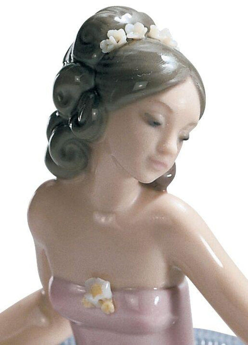 Lladro At The Ball Woman Figurine